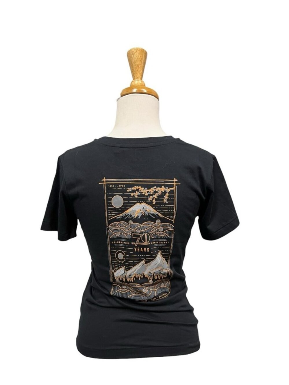 Pearl Izumi Womens Go To Graphic Tee Size Xs Black 70th Anniversary - Picture 3 of 7